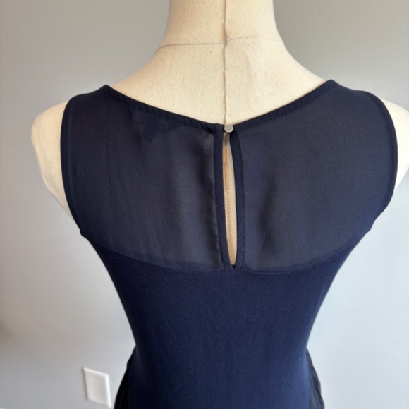 RW&CO. Navy Sleeveless Blouse - Picture 6 of 9